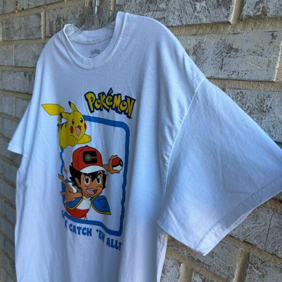 Pokemon Short Sleeve Crew Neck "Gotta Catch 'Em All !" Cotton T-Shirt Size XXL. - Picture 5 of 7